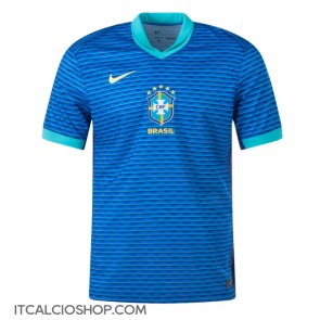 Brasile Seconda Maglia Copa America 2024 Manica Corta